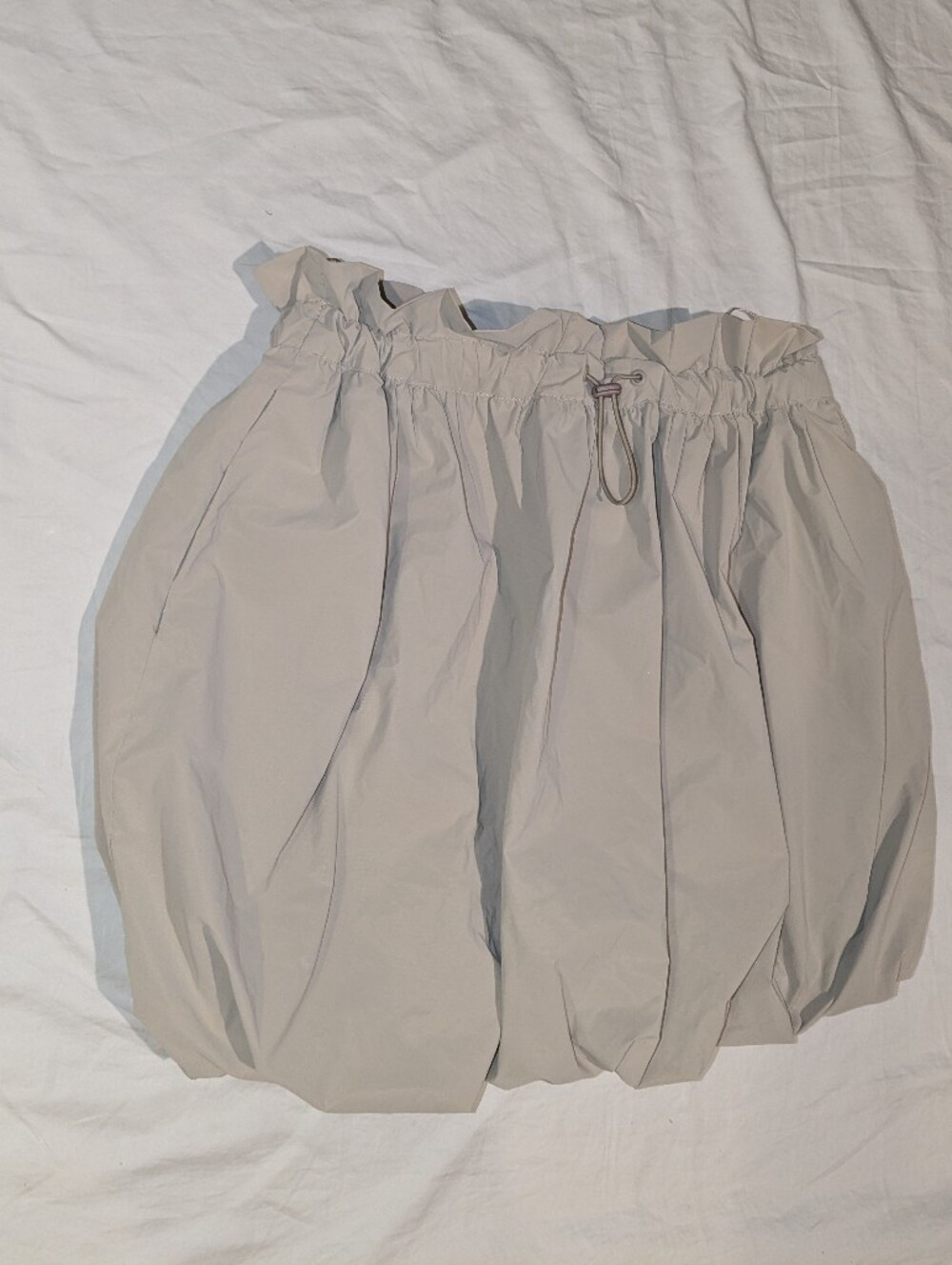 Zara beige bubble skirt with elastic waist - Picture 2 of 7